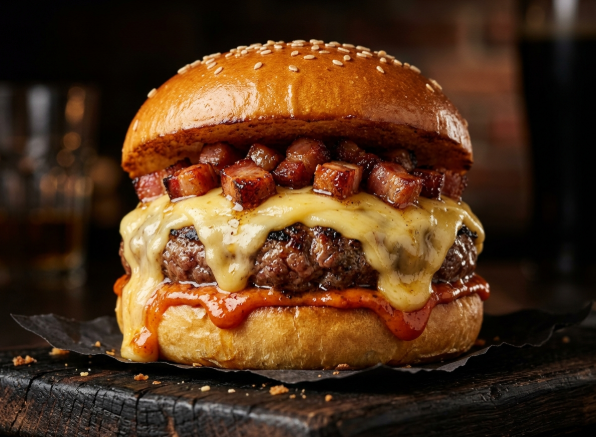 Burguer Flammy chesse + Batata.