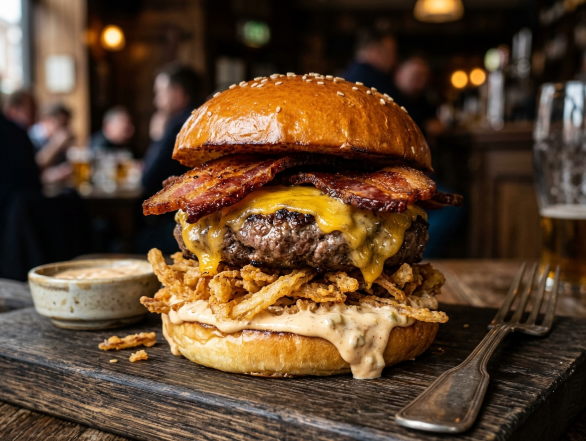 Burgênio Burguer + Batata.