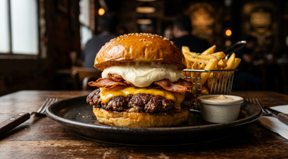 Burguer Smash catupiry + Batata